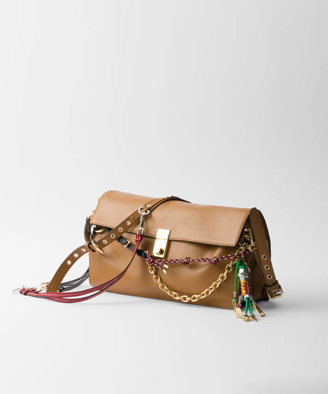 Prada Soft Sound small leather shoulder bag with charms
