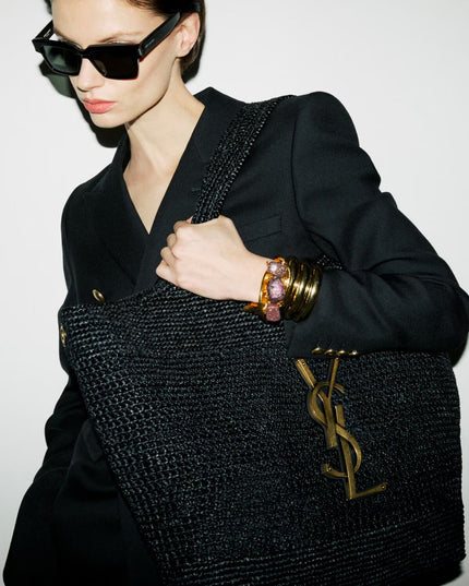 ICARE IN RAFFIA
BLACK