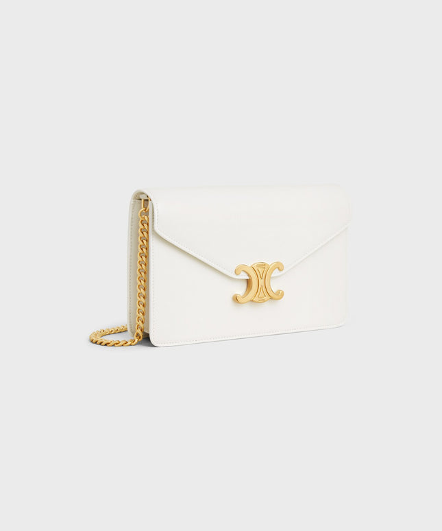 WALLET ON CHAIN MARGO in Shiny calfskin