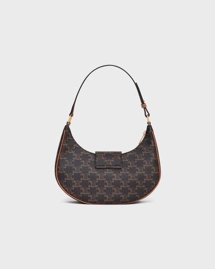 MEDIUM AVA TRIOMPHE BAG IN Triomphe Canvas and calfskin