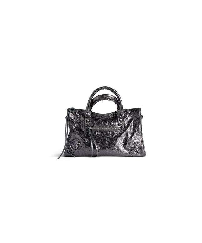 WOMEN'S LE CITY BAG SMALL IN STEEL GREY