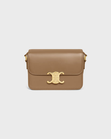 TEEN TRIOMPHE BAG IN shiny calfskin