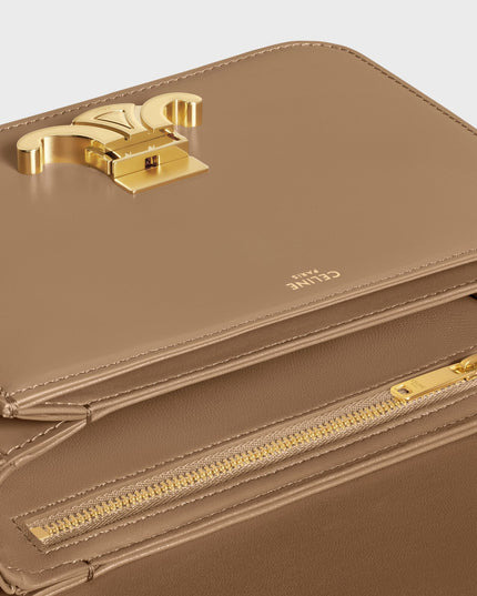 TEEN TRIOMPHE BAG IN shiny calfskin