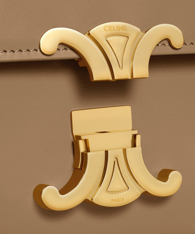 TEEN TRIOMPHE BAG IN shiny calfskin