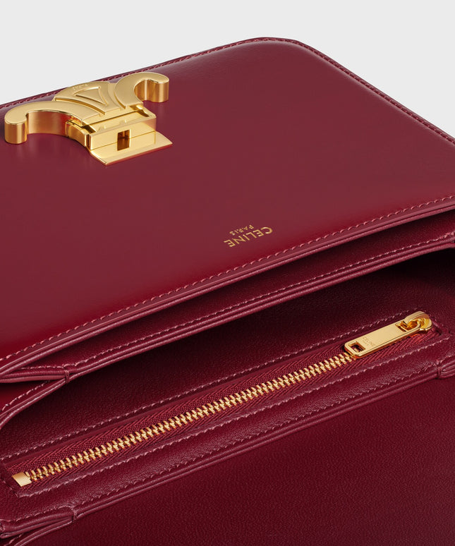 TEEN TRIOMPHE BAG IN shiny calfskin