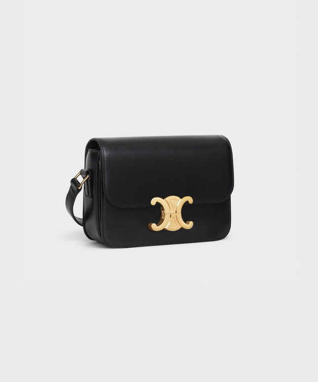 TEEN TRIOMPHE BAG IN shiny calfskin