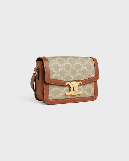 TEEN TRIOMPHE BAG in Triomphe Canvas and calfskin