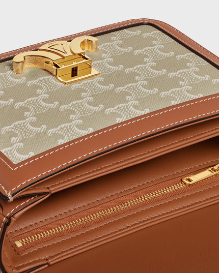 TEEN TRIOMPHE BAG in Triomphe Canvas and calfskin