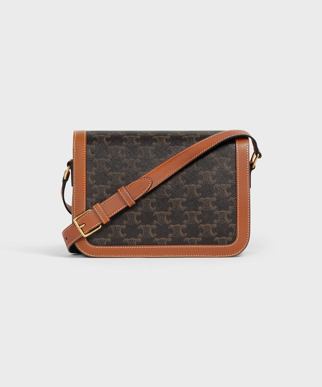 CLASSIQUE TRIOMPHE BAG IN Triomphe Canvas and Calfskin