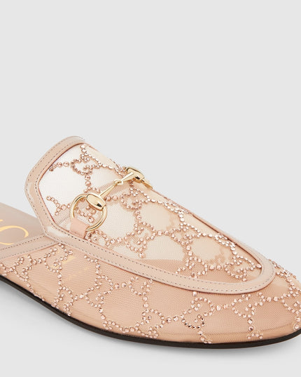 WOMEN'S GG CRYSTAL PRINCETOWN SLIPPER
