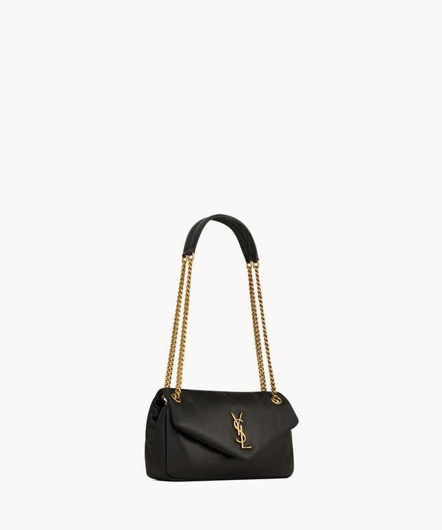CALYPSO SMALL IN PLUNGED LAMBSKIN
BLACK
