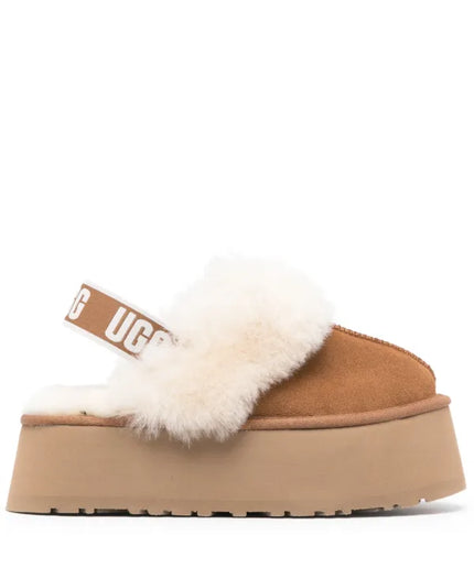 UGG
Funkette 60mm suede slingback slippers