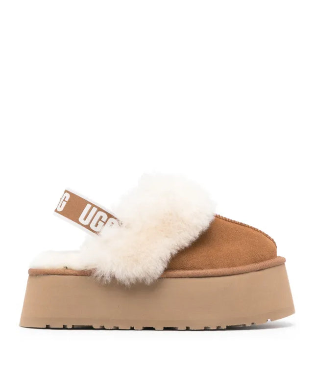 UGG
Funkette 60mm suede slingback slippers