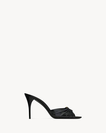 BABYLONE MULES IN SMOOTH LEATHER
BLACK