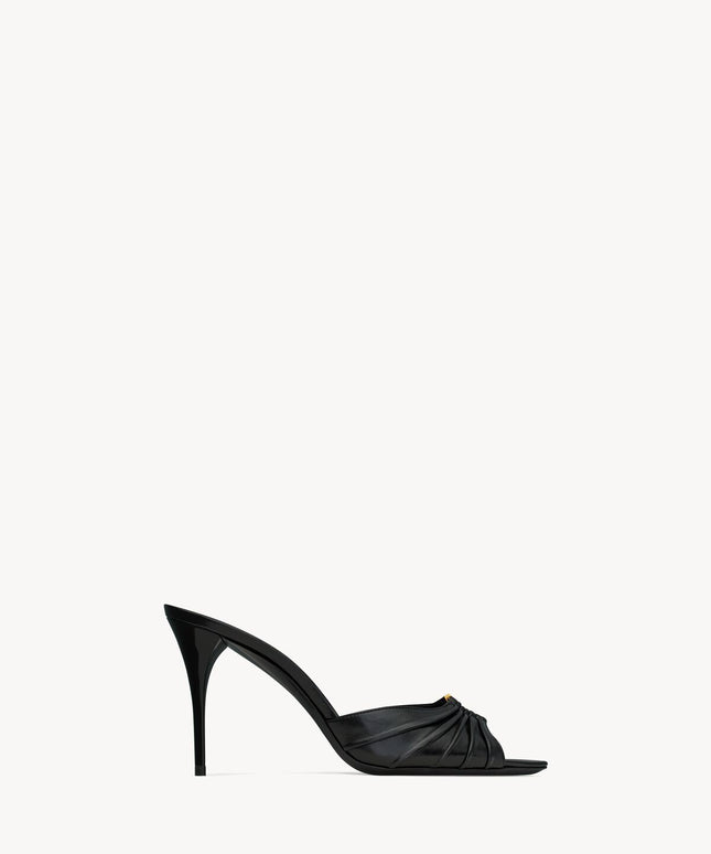 BABYLONE MULES IN SMOOTH LEATHER
BLACK