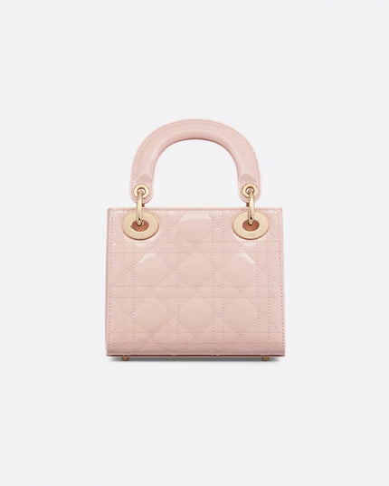 Mini Lady Dior Bag
Powder Pink Patent Cannage Calfskin