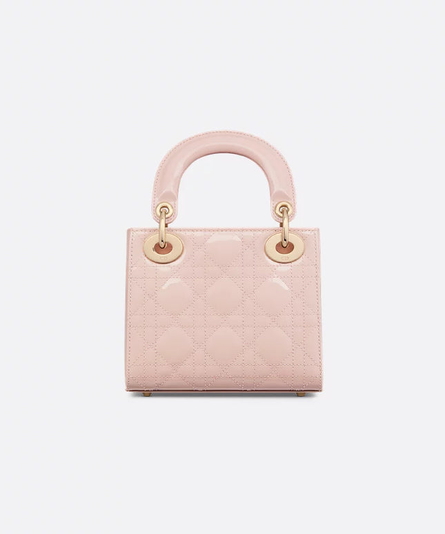 Mini Lady Dior Bag
Powder Pink Patent Cannage Calfskin