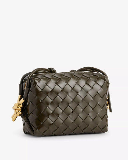 Loop Knot mini leather crossbody bag