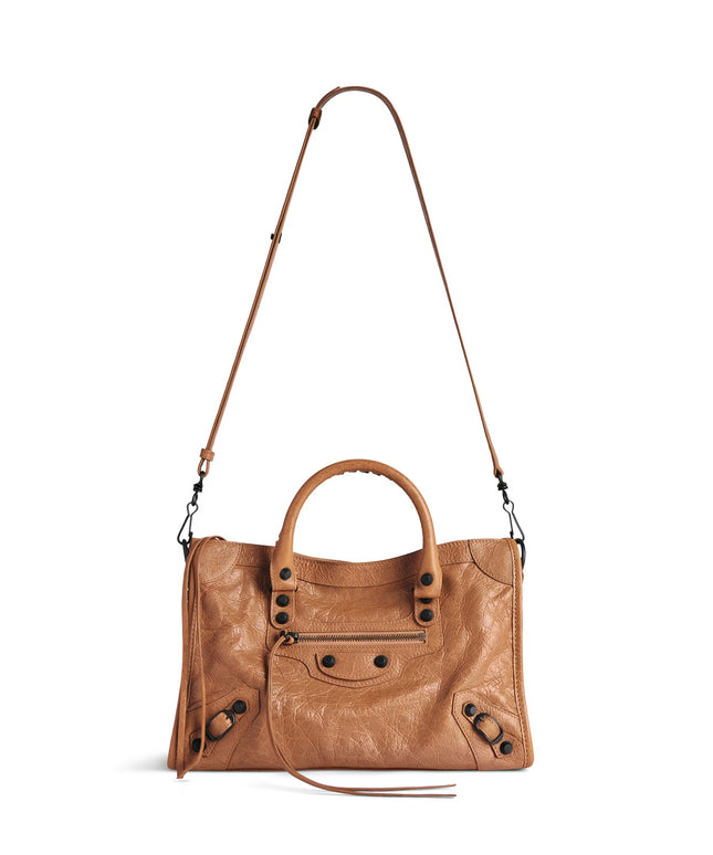 WOMEN'S LE CITY BAG SMALL IN CAMEL