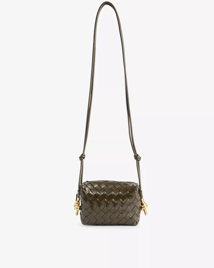 Loop Knot mini leather crossbody bag