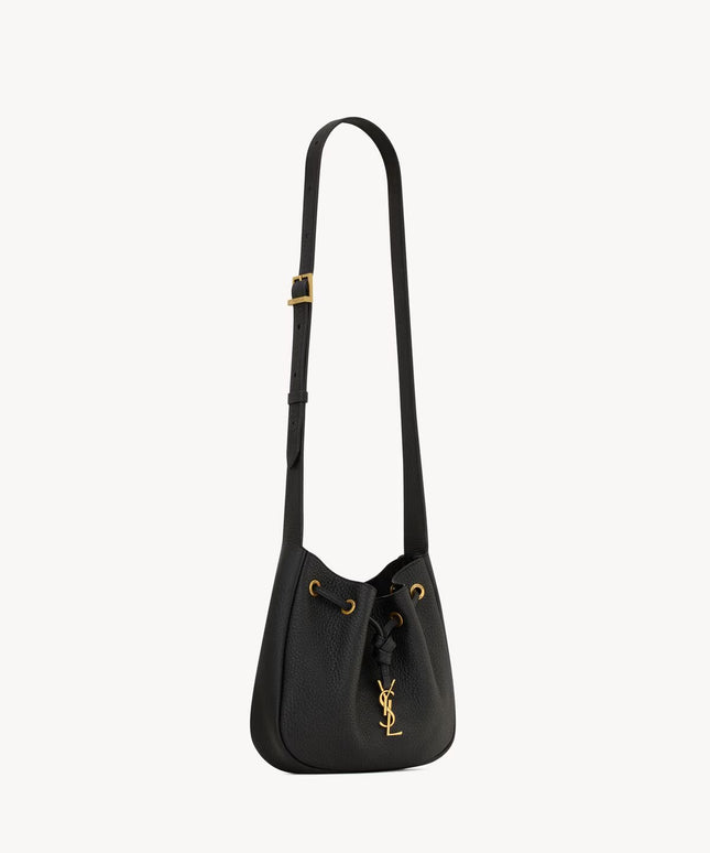 PARIS VII MINI HOBO IN GRAINED LEATHER
BLACK