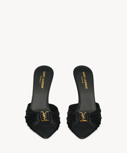 BABYLONE MULES IN SMOOTH LEATHER
BLACK
