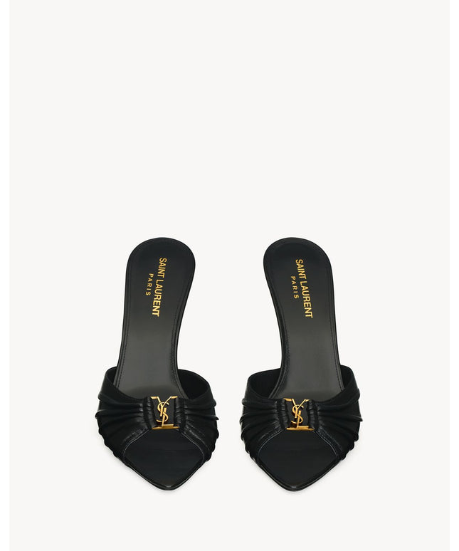 BABYLONE MULES IN SMOOTH LEATHER
BLACK