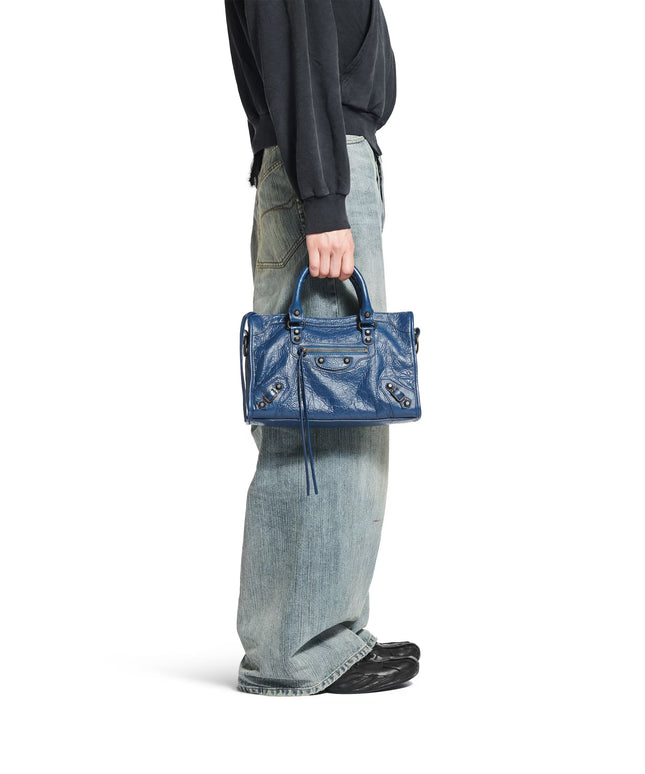 WOMEN'S LE CITY BAG SMALL IN MINERAL BLUE