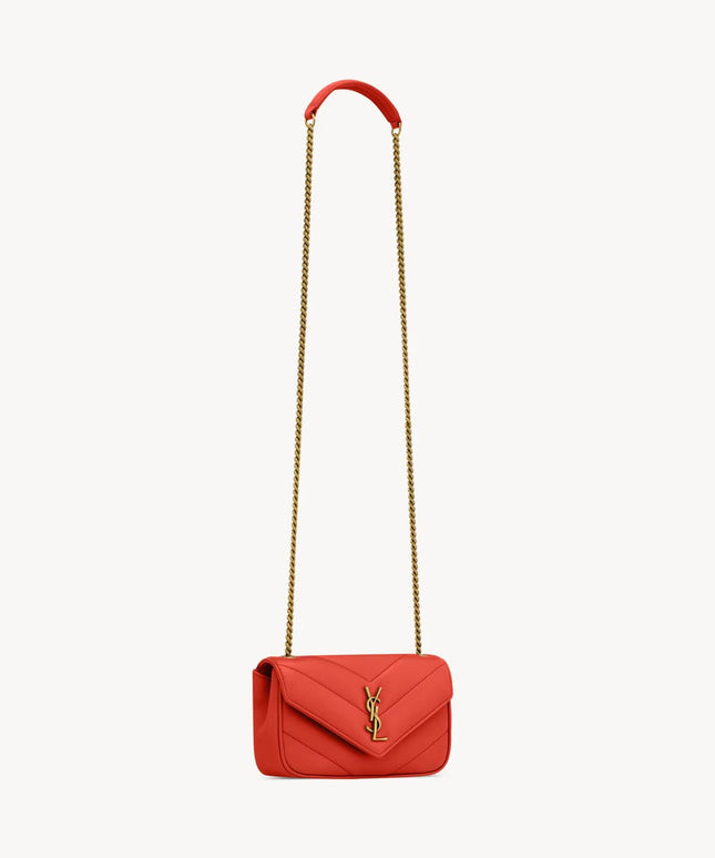 LOULOU MINI IN LAMBSKIN
CELOSIA ORANGE