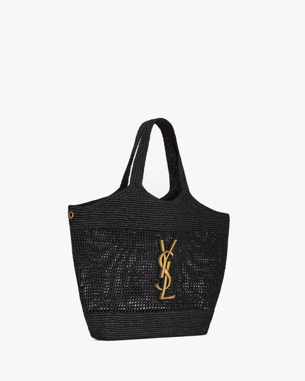 ICARE IN RAFFIA
BLACK
