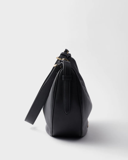 Prada Demi-lune large leather shoulder bag