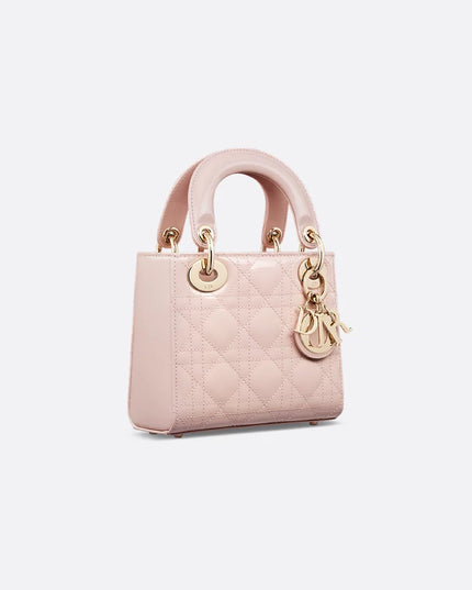 Mini Lady Dior Bag
Powder Pink Patent Cannage Calfskin