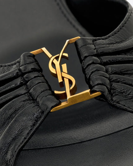 BABYLONE MULES IN SMOOTH LEATHER
BLACK