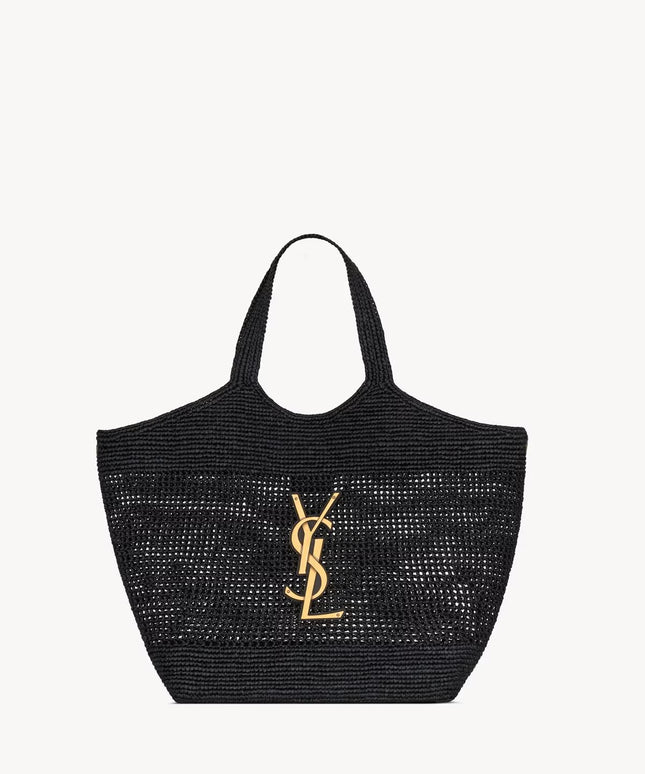 ICARE IN RAFFIA
BLACK