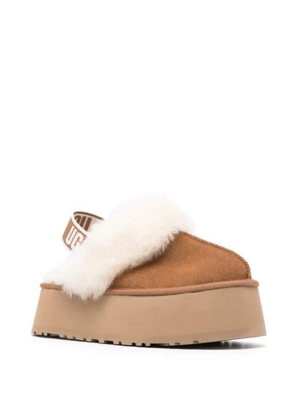 UGG
Funkette 60mm suede slingback slippers