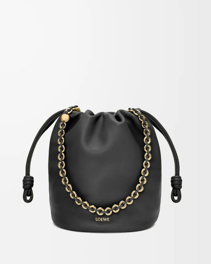 LOEWE Flamenco purse bucket in mellow nappa lambskin
