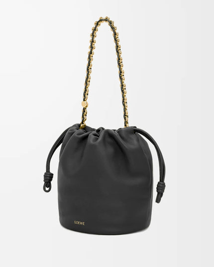 LOEWE Flamenco purse bucket in mellow nappa lambskin