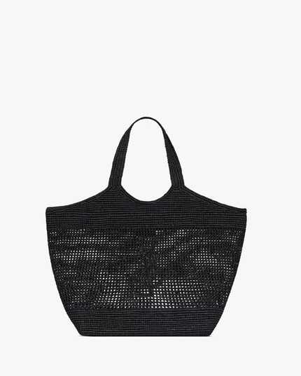 ICARE IN RAFFIA
BLACK