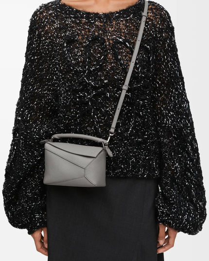 LOEWE Mini Puzzle Edge bag in soft grained calfskin