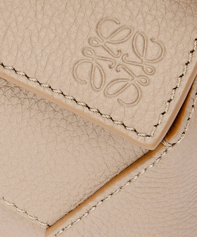 LOEWE Mini Puzzle Edge bag in soft grained calfskin