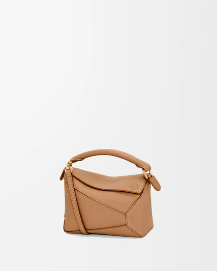 LOEWE Mini Puzzle Edge bag in soft grained calfskin