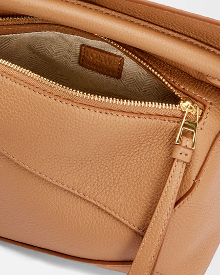 LOEWE Mini Puzzle Edge bag in soft grained calfskin