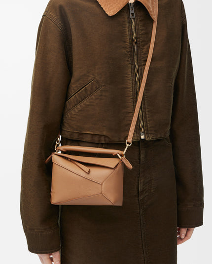 LOEWE Mini Puzzle Edge bag in soft grained calfskin