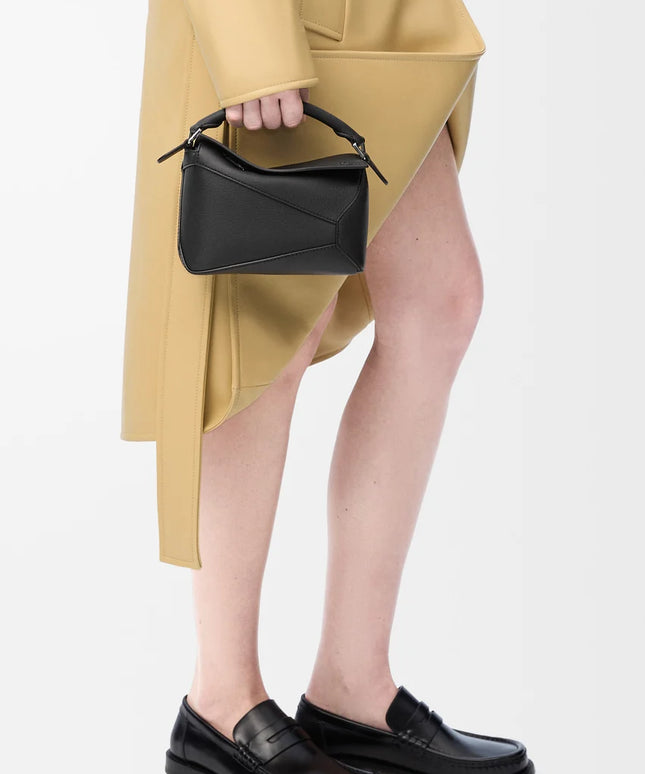 LOEWE Mini Puzzle Edge bag in soft grained calfskin