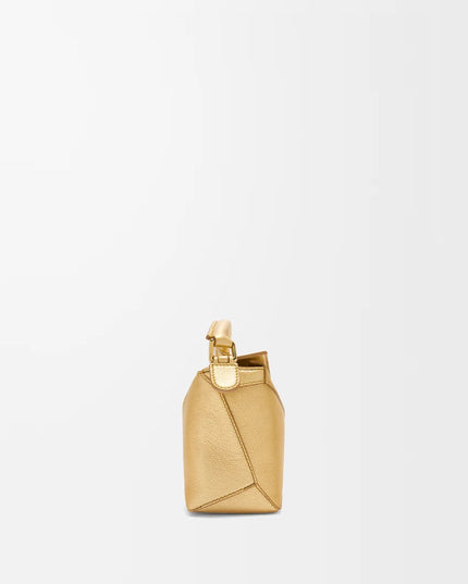 LOEWE Mini Puzzle Edge bag in laminated lambskin