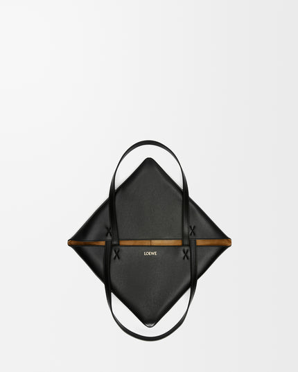 LOEWE Medium Puzzle Fold tote in shiny calfskin