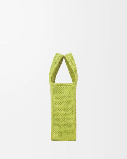 LOEWE Small LOEWE Font tote in raffia