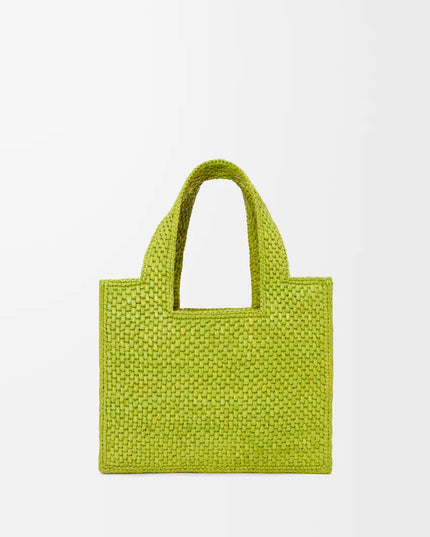 LOEWE Small LOEWE Font tote in raffia