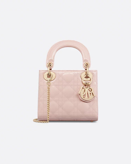 Mini Lady Dior Bag
Powder Pink Patent Cannage Calfskin