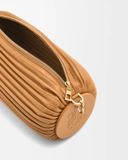 LOEWE Bracelet Pouch in pleated nappa lambskin